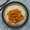Wegański gulasz z dyni i ciecierzycy w curry, ryż